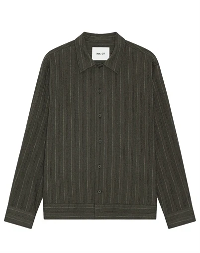 NN. 07 - Reed 50091 Blazer Jakke - Shadow Moss